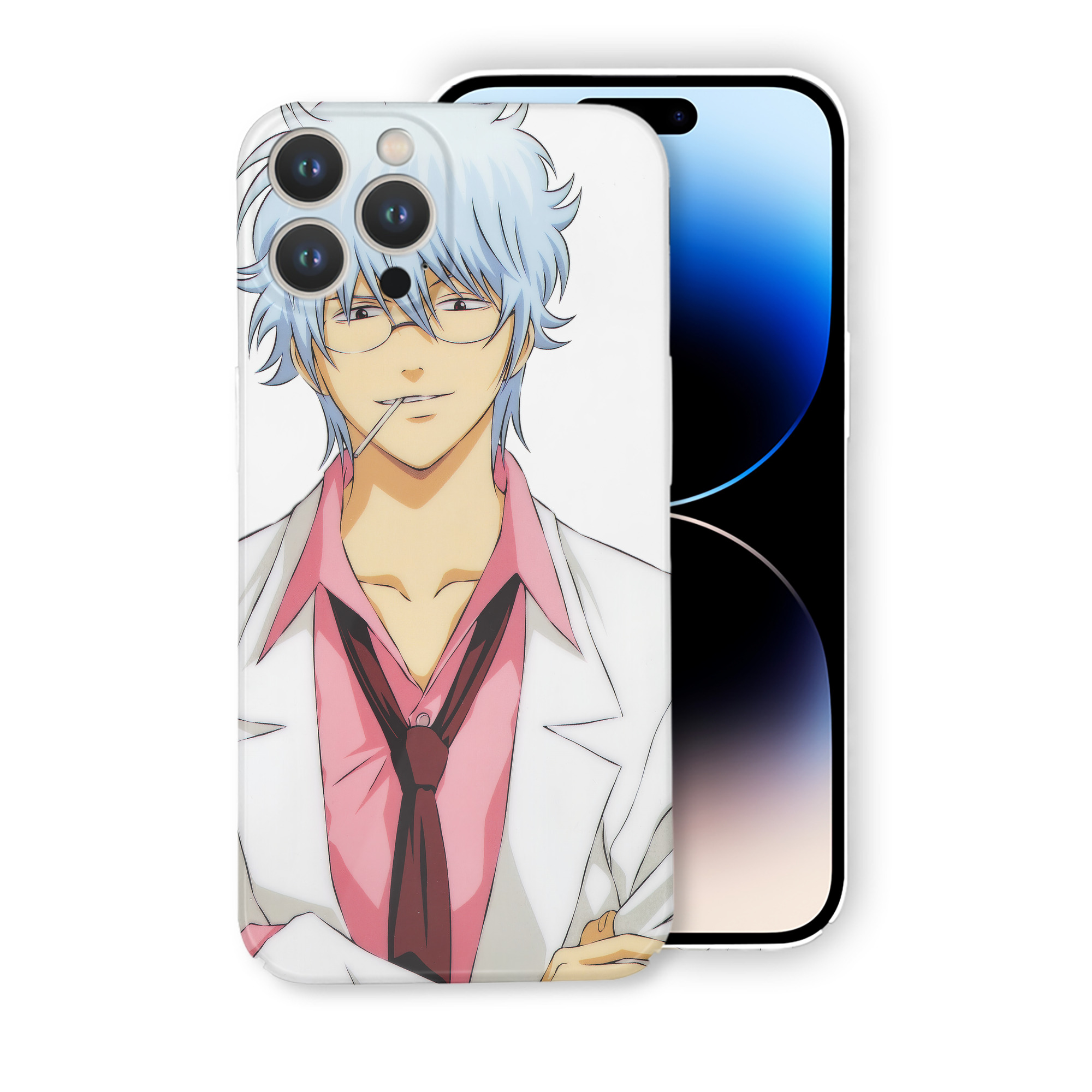 （画像用） ぎんたま 坂田銀時（さかたぎんとき） 神楽 志村新八（しむら しんぱち） GINTAMA Sakata Gintoki Kagura Shimura Shinpachi 【iPhone 14シリーズ対応】ハードケース